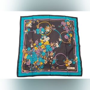 Christian Dior Silk Floral Scarf